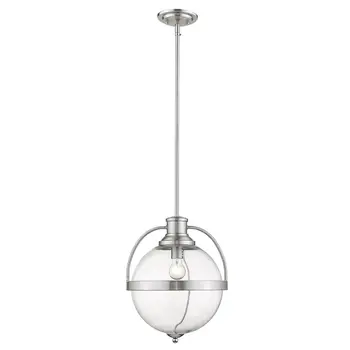 Kassian 1-Light Satin Nickel Pendant