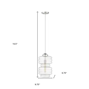 Ballina 1-Light Polished Nickel Mini-Pendant