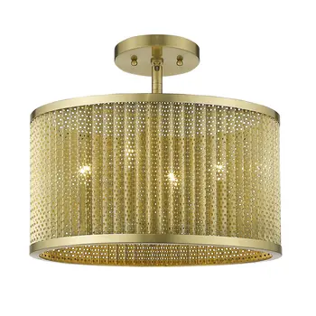 Basetti 4-Light Gold Convertible Pendant