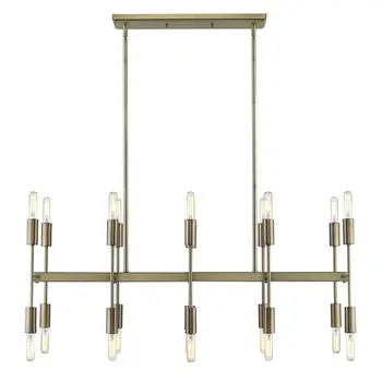 Perret 20-Light Aged Brass Island Pendant