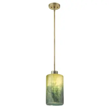 Monet 1-Light Brass Pendant