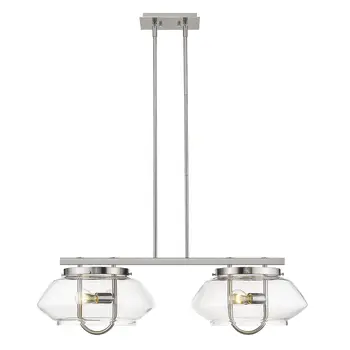 Garner 4-Light Satin Nickel Island Pendant