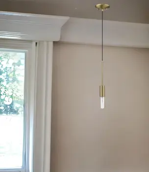 Dull Gold Mini Pendant Hanging Light