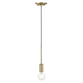 Dull Gold Mini Pendant Hanging Light