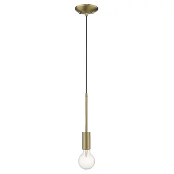Dull Gold Mini Pendant Hanging Light