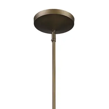 Greta 1-Light Raw Brass Pendant With Gloss White Interior And Etched Glass Shade