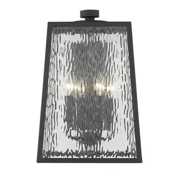 Hirche 4-Light Matte Black Wall Light