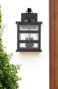Morris 3-Light Matte Black Wall Light