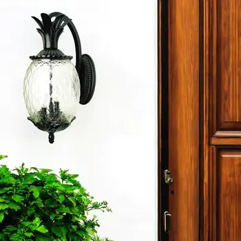 Lanai 3-Light Matte Black Wall Light