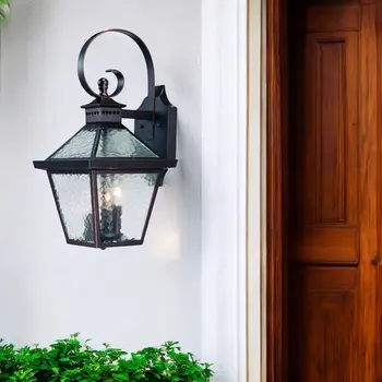 Bay Street 3-Light Architectural Bronze Wall Light