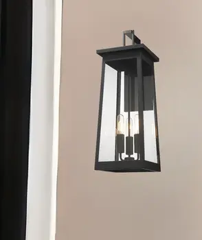 Alden 3-Light Matte Black Wall Light