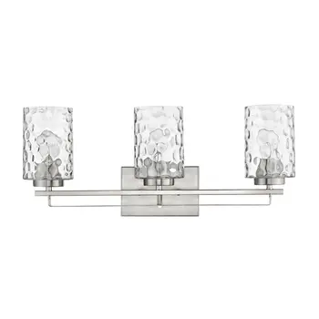 Livvy 3-Light Satin Nickel Vanity