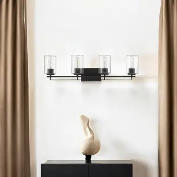 Orella 4-Light Matte Black Sconce