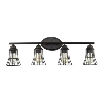 Piers 4-Light Oil-Rubbed Bronze Vanity