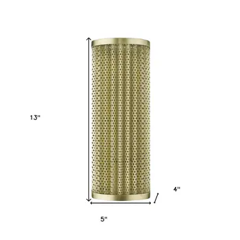 Basetti 1-Light Gold Sconce