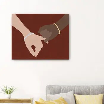 Small Friendship Promise Canvas Wall Art