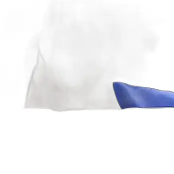 Set of 2 Cobalt Blue Modern Square Throw Pillows