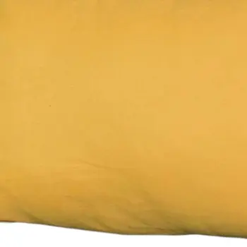 Set of 2 Yellow Modern Lumbar Throw Pillows