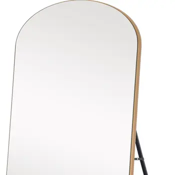 71" Gold Arch Wood Framed Full Length Standing Mirror