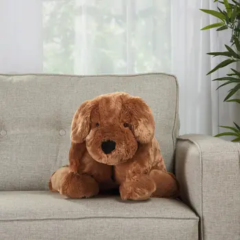 22" X 18" Brown Dog Throw Pillow