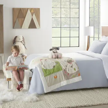 17" X 7" Gray And White Rat Fabric Throw Pillow