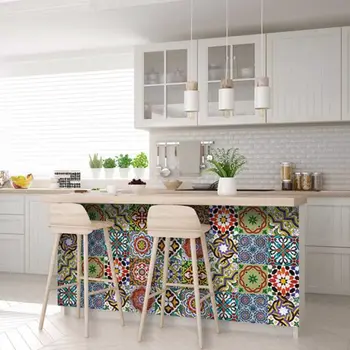 6" X 6" Mediterranean Mash Mosaic Peel and Stick Tiles
