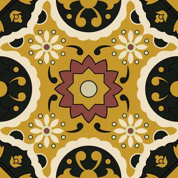 7" X 7" Auguri Mix Peel and Stick Removable  Tiles