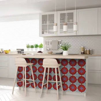 6" X 6" Sage Terra Removable Peel and Stick Tiles