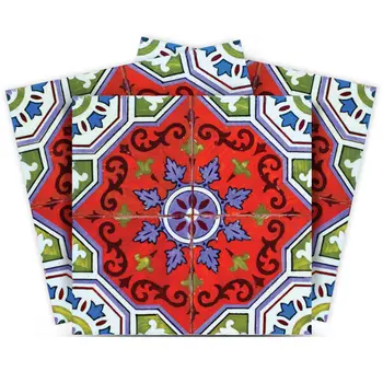 7" X 7" Sage Terra Removable Peel and Stick Tiles
