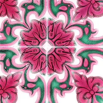 5" X 5" Rosa Pink Lea Removable Peel and Stick Tiles