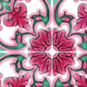 6" X 6" Rosa Pink Lea Removable Peel and Stick Tiles
