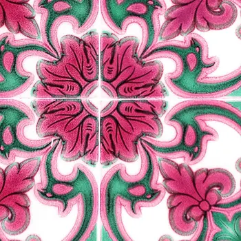 8" X 8" Rosa Pink Lea Removable Peel and Stick Tiles