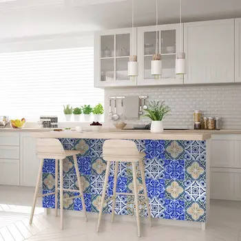 7" X 7" Bella Mix Mosaic Removable Peel and Stick Tiles