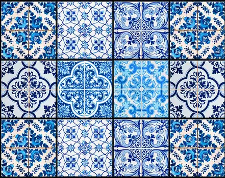 6" X 6" Azul Gianna Peel and Stick Tiles