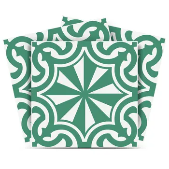 7" X 7" Glenda Sage  Removable Peel and Stick Tiles