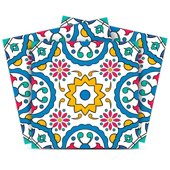 4" X 4" Raffia Gia Removable Peel And Stick Tiles