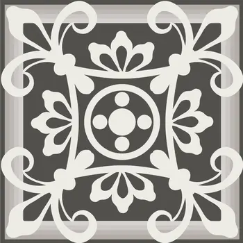 8" x 8" Wood Brown and White Mosaic Peel and Stick Removable Tiles