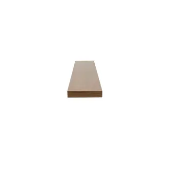 75" Brown Wooden Wall Mounted Floating Shelf