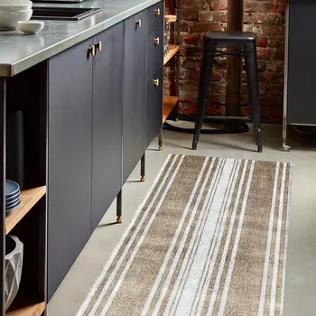 2' X 6' Sandy Shores Regatta Stripe Washable Runner Rug