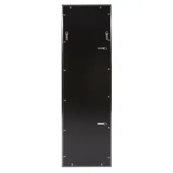 60" Gray Metal Framed Full Length Hanging Mirror