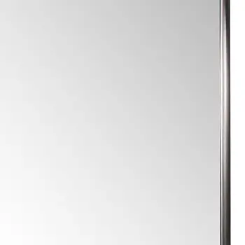 60" Gray Metal Framed Full Length Hanging Mirror