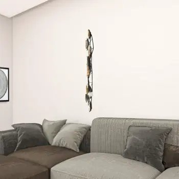 39" X 2" White Iron Novelty Hanging Dimensional Sculpture