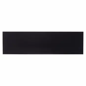 50" Black Solid Wood Two Drawer Sideboard