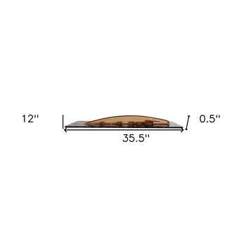 12" Black and Green Solid Wood Hand Painted c1898 Pen Duick Half-Hull Model Boat