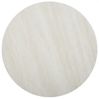 33" Silver Manufactured Wood And Metal Round Coffee Table