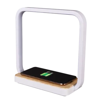 Contemporary White Wireless Phone Charger