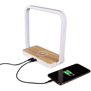 Contemporary White Wireless Phone Charger