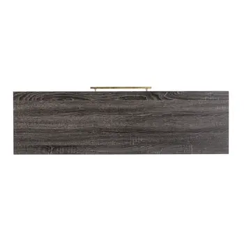 48" Gray and Gold Frame Console Table And Drawers