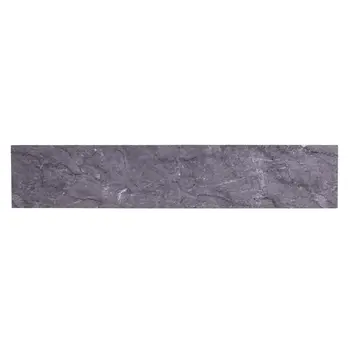 52" Gray and Gold Faux Marble Frame Console Table
