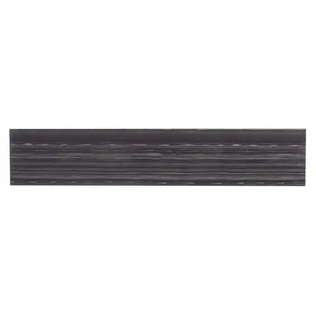 52" Black and Silver Faux Stone Frame Console Table